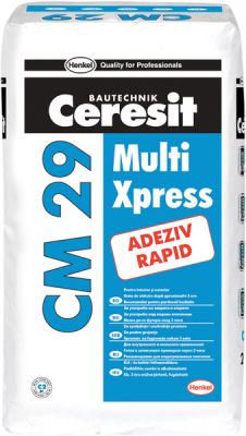 Ceresit CM 29 - Multi Xpress Бързо гъвкаво лепило за плочки 25 кг